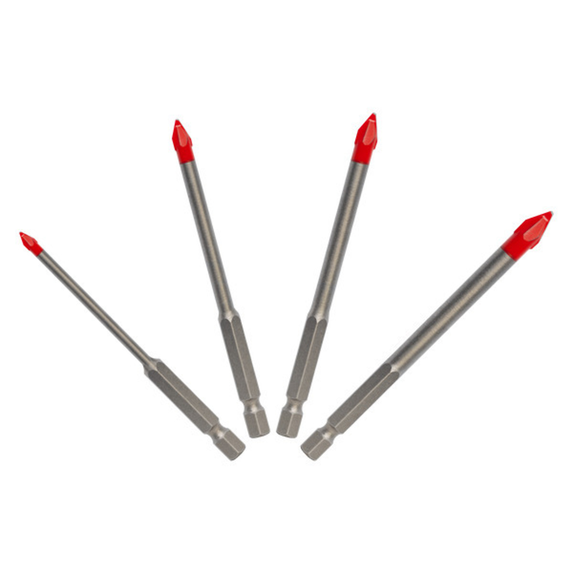 Diablo Tools, 4 pc Tile Stone Carbide Tipped Bit Set (4-Piece), Size (SAE) Multiple in, Included (qty.) 5 Model# DMANSP1070S